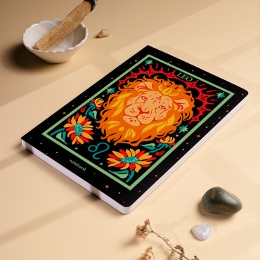 Блокнот в точку «Знак зодиака — Лев»: Фото - ORNER