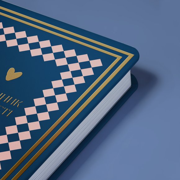 Gratitude diary "Thank you very much" dark blue: Photo