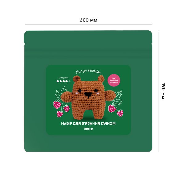 Crochet kit "Bear": Photo