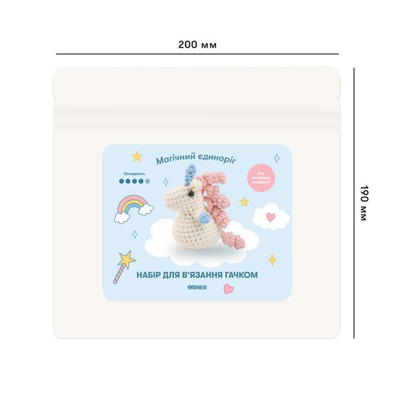 Crochet kit "Unicorn": Photo