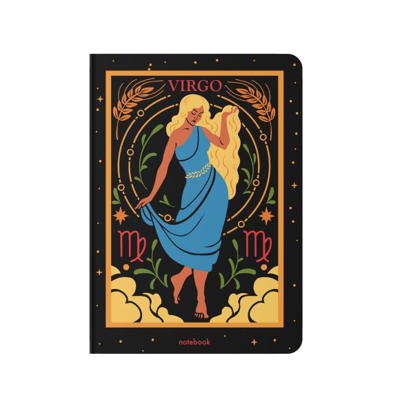 Блокнот в крапку «Знак зодіаку — Діва»: Фото