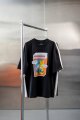 Oversized T-shirt ORNER x Maliunok "You’ll burn out" black: Photo 24
