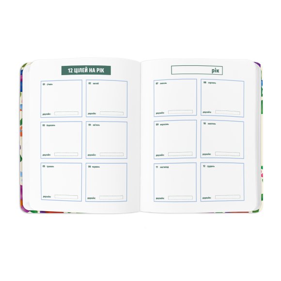 Планер «I HAVE A BRAVE PLAN» барвистий світлий: Фото