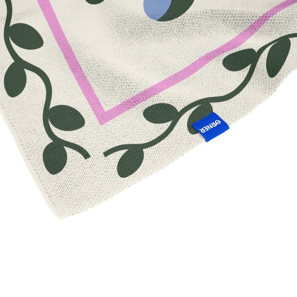 Blanket "World tree" milky: Photo