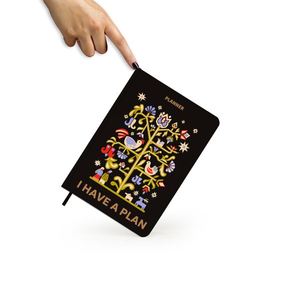 Мініпланер «I HAVE A PLAN mini» з орнаментом: Фото