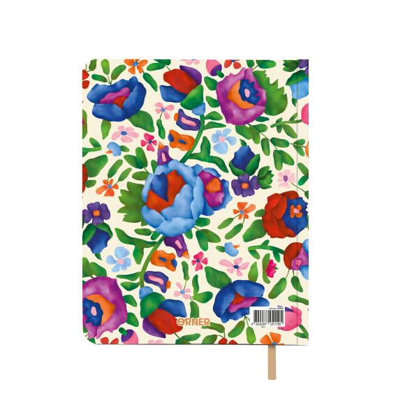 Planner "I HAVE A BRAVE PLAN" flowers beige: Photo