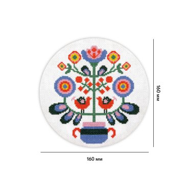 Набір для вишивання Ø160 мм «Світове дерево»: фото 2 - ORNER