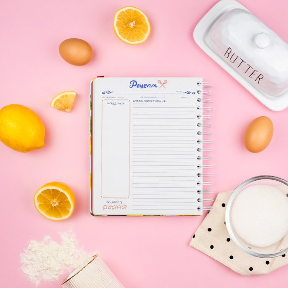 Кулинарная книга ORNER для записи рецептов красная: Фото