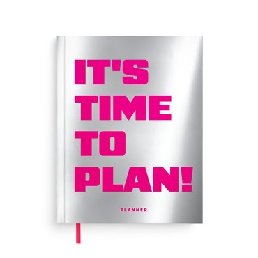 Планер «IT’S TIME TO PLAN» серебристый: фото - ORNER