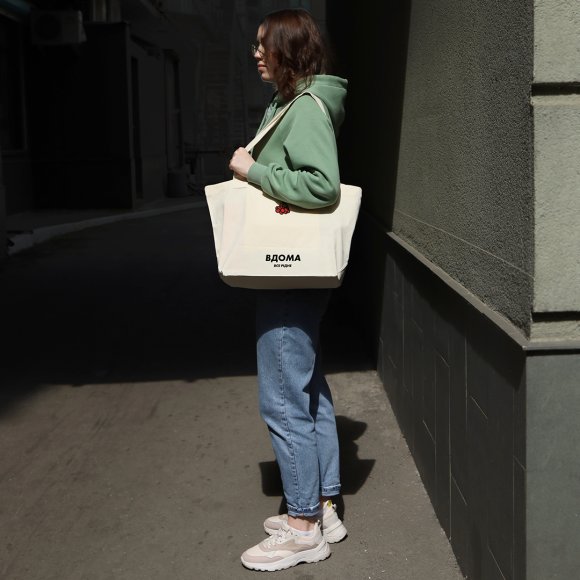 Сумка-шоппер «Дома всё родное: Калина»: Фото