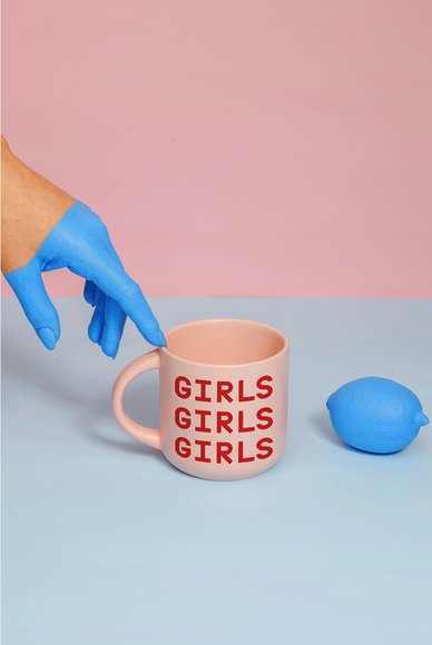 Чашка розовая «Girls»: Фото