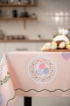 Скатерть «Пасхальный венок» розовая 130х170: Фото 14