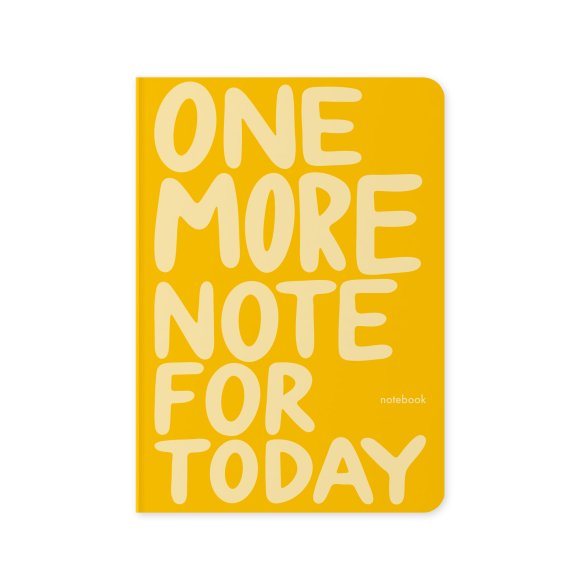 Plaid notebook "One more note": Photo