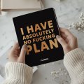Планер «I HAVE ABSOLUTELY NO PLAN» черный: Фото 4