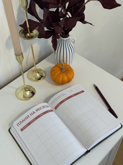 Планер-щоденник «I HAVE A DAILY PLAN» темно-синій: Фото