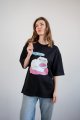 Oversized T-shirt ORNER x Maliunok "Beautiful" black: Photo 11