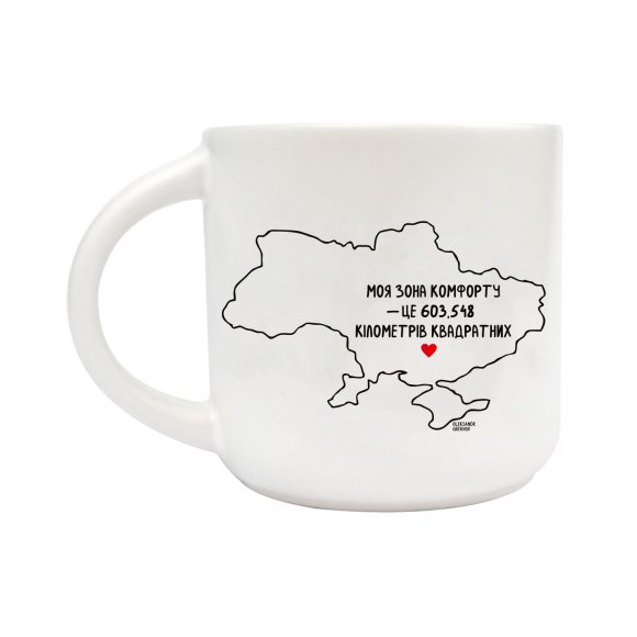 Тарелка и чашка «Зона комфорта»: Фото