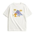 Oversized T-shirt ORNER x Maliunok "Universal advice" milky: Photo