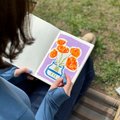 Скетчбук «Напоминание: рисовать каждый день» розовый: Фото 11