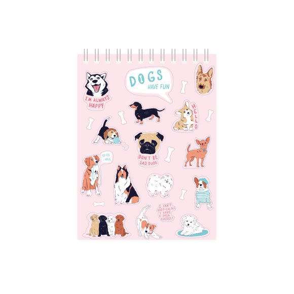 Sticker book фиолетовый: Фото