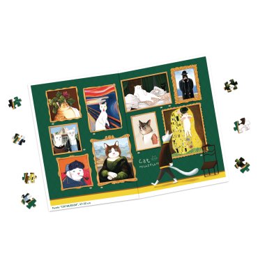 Пазл ORNER x InnaRuda «Кошачий музей» 500 элементов: Фото - ORNER