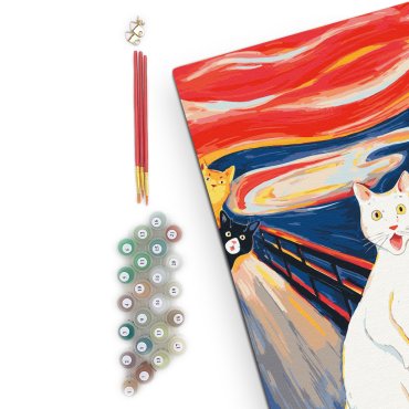 Картина по номерам ORNER x InnaRuda «Крик»: Фото - ORNER