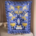 Blanket "World tree" blue: Photo