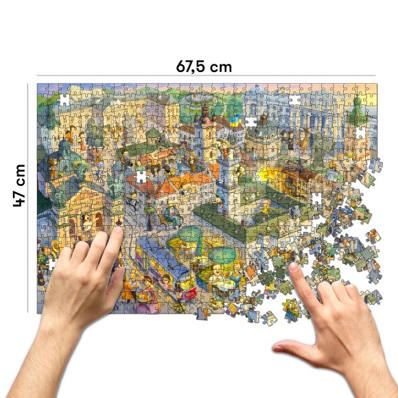 Puzzle "Cozy Lviv" 1000 elements: Photo