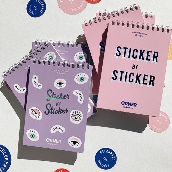 Sticker book фиолетовый: Фото