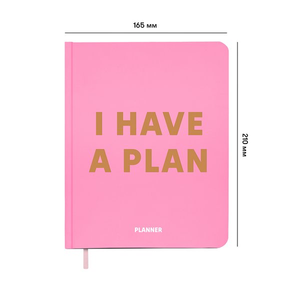 Планер «I HAVE A PLAN» розовый: Фото