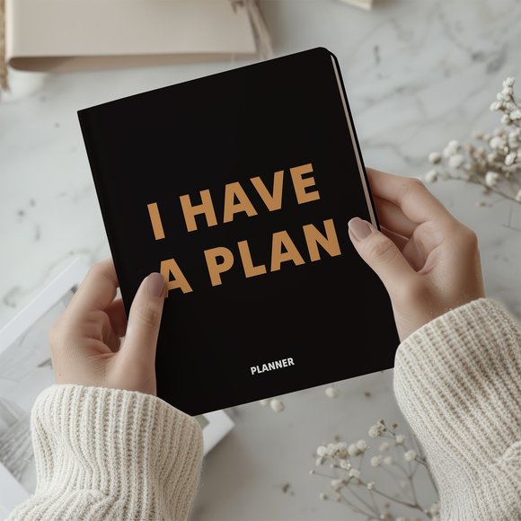 Planner "I HAVE A PLAN" black: Photo