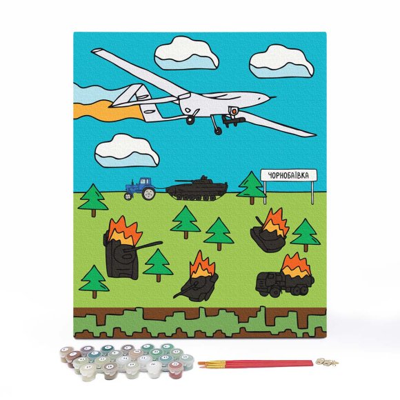 Картина по номерам «Где-то в Черном море» и картина по номерам «Где-то возле Херсона»: Фото