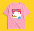 Oversized T-shirt ORNER x Maliunok "Delay" pink: Photo 2