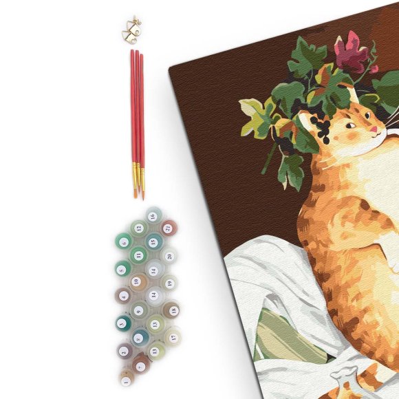 Картина за номерами ORNER x InnaRuda «Кіт-гедоніст»: Фото