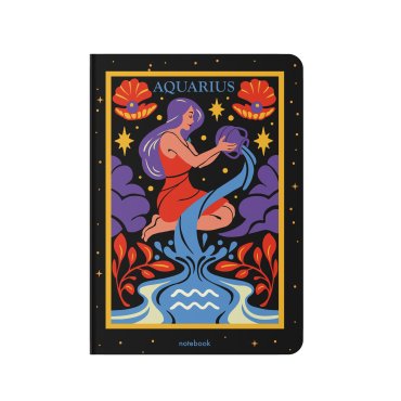 Блокнот в точку «Знак зодиака — Водолей»: фото - ORNER