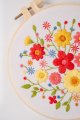 Embroidery kit Ø160 mm "Variety of flowers": Photo 7