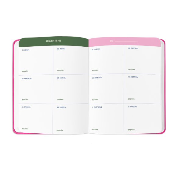 Планер «I HAVE NO PLAN AT ALL» розовый: Фото