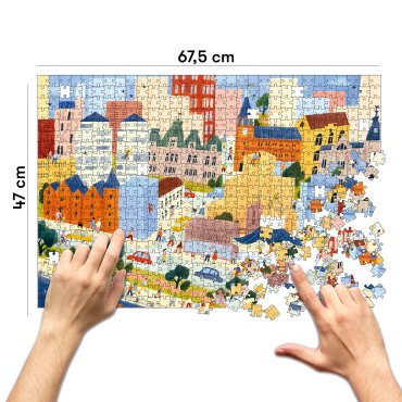 Puzzle Dear Dnipro 1000 elements: photo 2 - ORNER