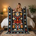 Blanket "Festive" 130х170 cm blue: Photo 7