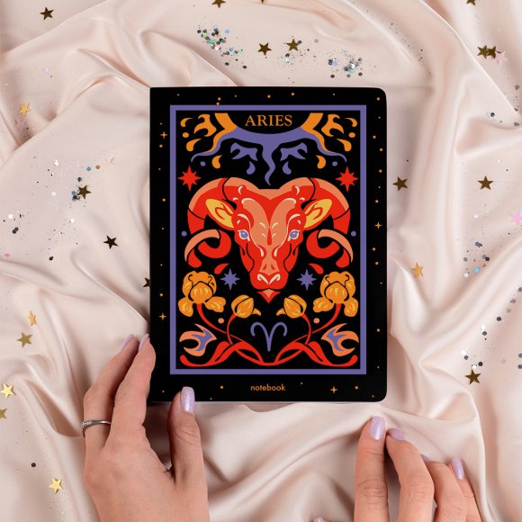 Блокнот в точку «Знак зодиака — Овен»: Фото