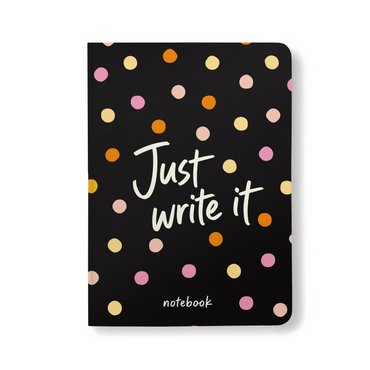 Блокнот в точку «Just write it»: фото - ORNER