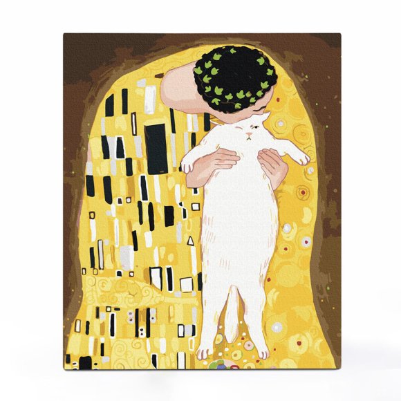 Картина по номерам ORNER x InnaRuda «Поцелуй»: Фото