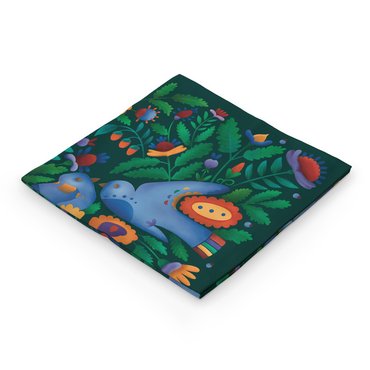 Scarf Emerald Garden 70х70 cm: photo 2 - ORNER