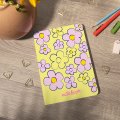 Dotted notebook "Floral" lemon: Photo 5
