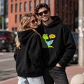 Oversized hoodie ORNER x MALIUNOK "Excelya" black: Photo 4