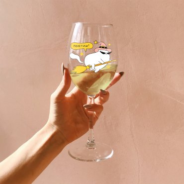 Бокал для вина ORNER х MALIUNOK «Магический вечер»: Фото - ORNER