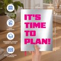 Планер «IT’S TIME TO PLAN» серебристый: Фото 4