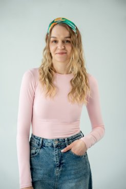 Платок «Весенний букет» розовый: Фото - ORNER