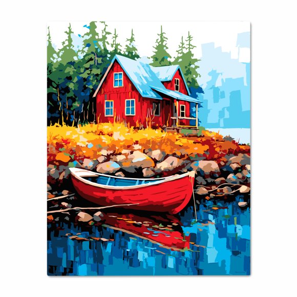 Картина за номерами «Заміський пейзаж»: Фото