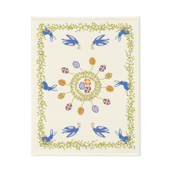 Tablecloth "Easter Meadow" light 130x170: Photo